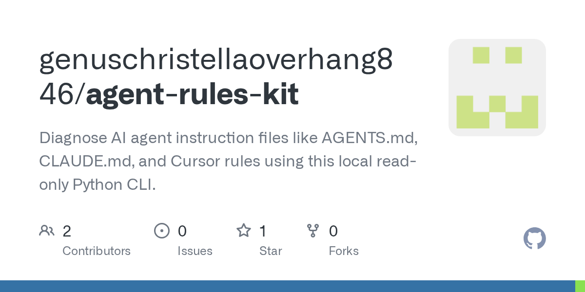 Agent Rules Kit — AI skill for Claude Code