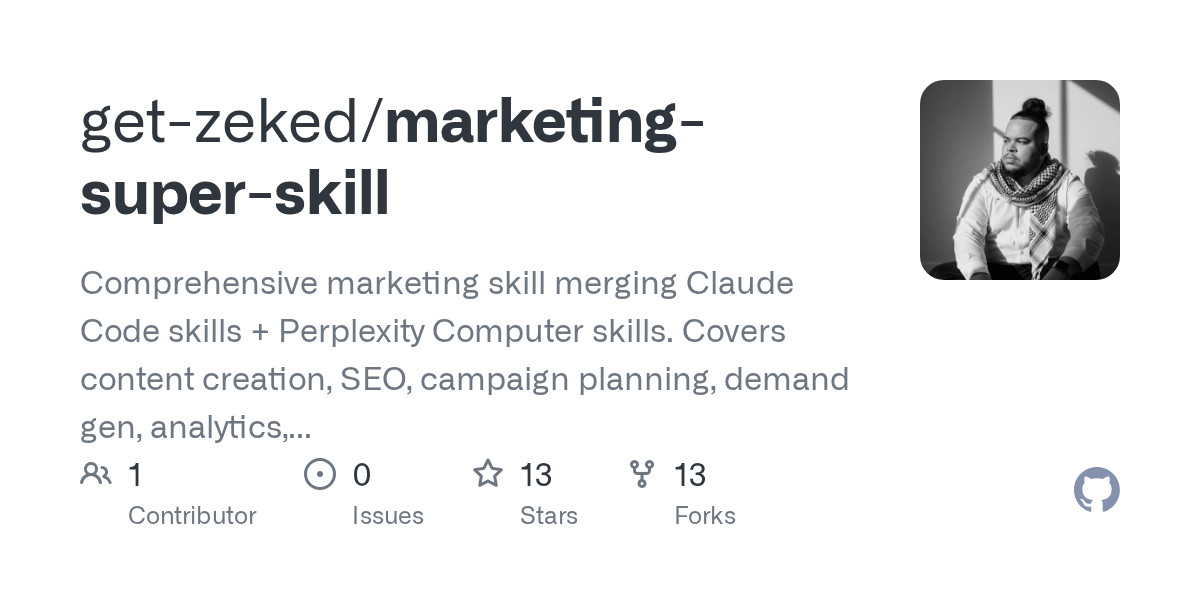Marketing Super Skill — Data skill for Claude Code