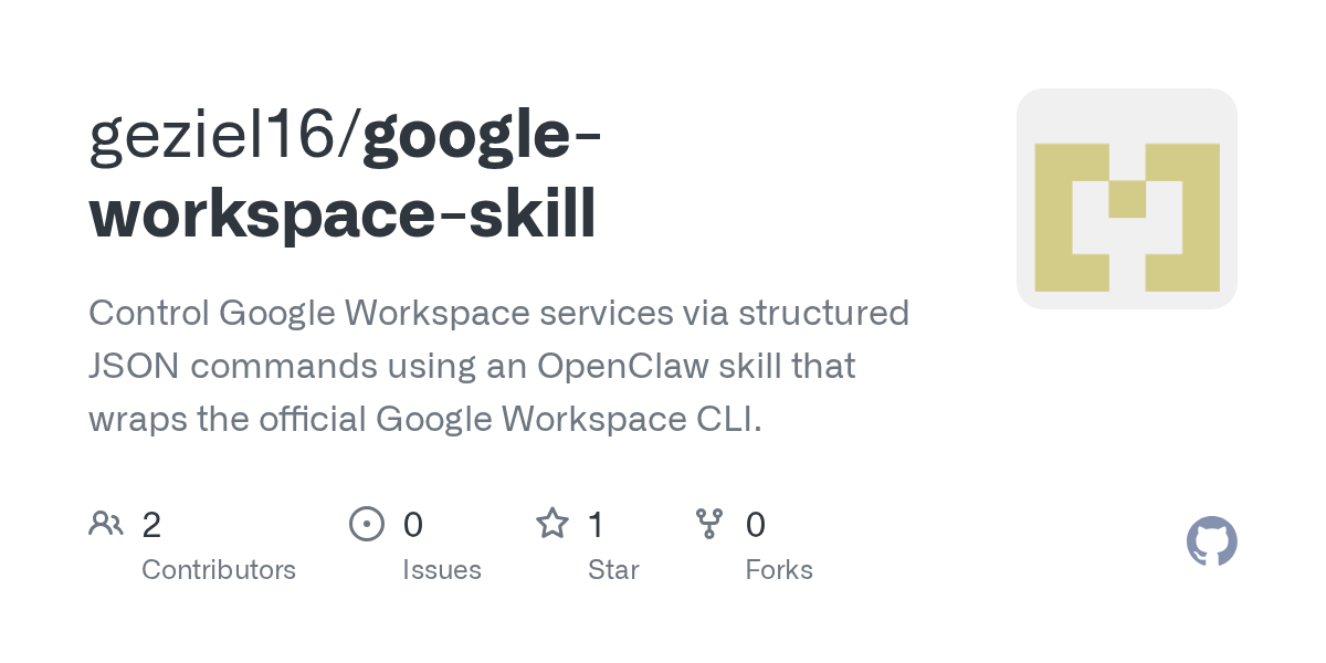Google Workspace Skill — Development skill for Claude Code