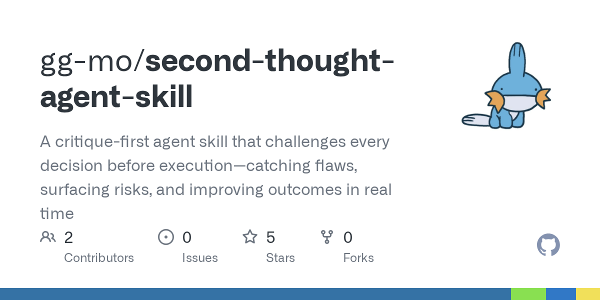 Second Thought — Development skill for Claude Code