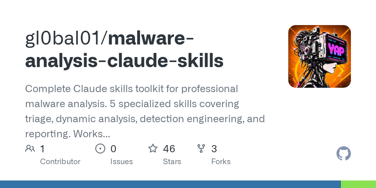 Malware Analysis Claude Skills — Development skill for Claude Code