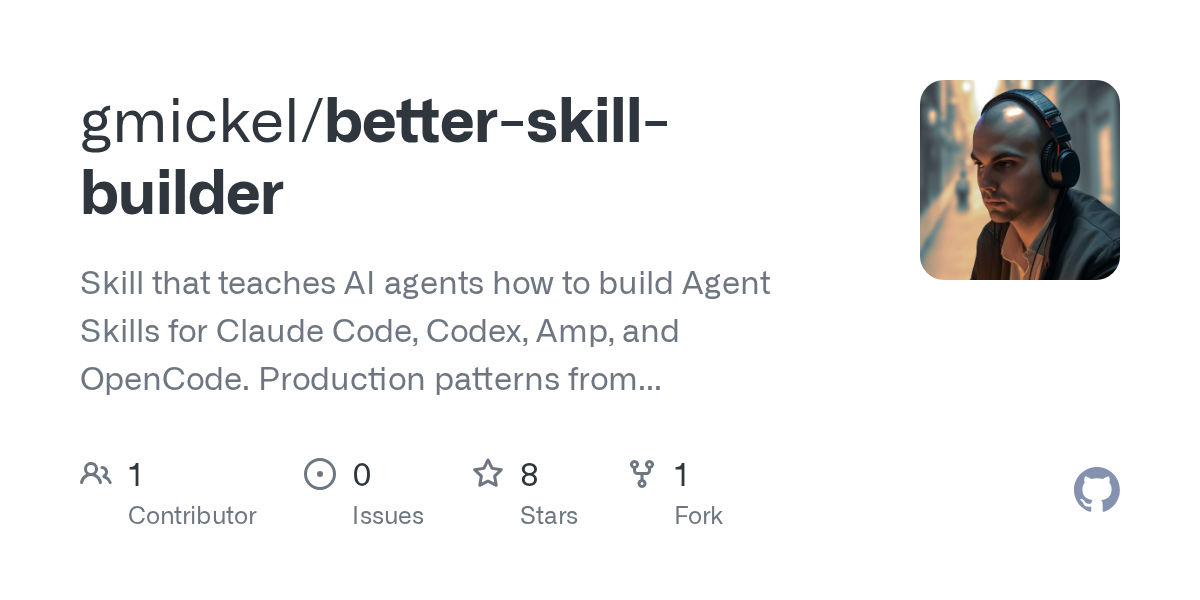 Better Skill Builder — AI skill for Claude Code