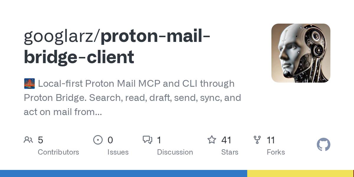 Proton Mail Bridge Client — Development skill for Claude Code