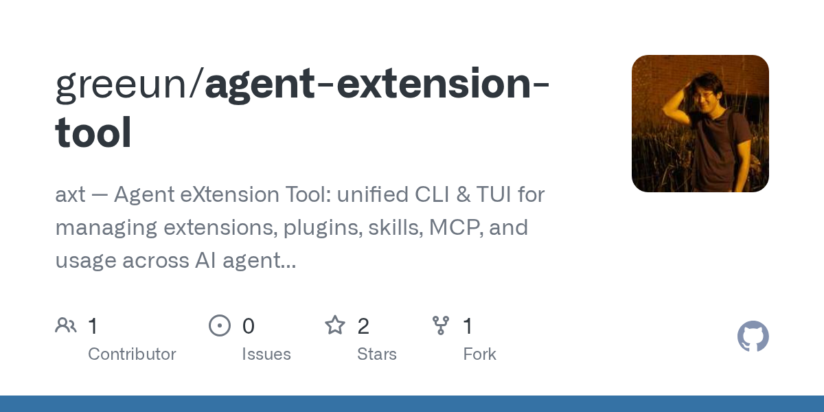 Agent Extension Tool — AI skill for Claude Code