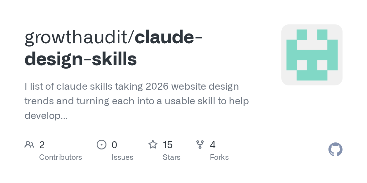 Claude Design Skills — AI skill for Claude Code