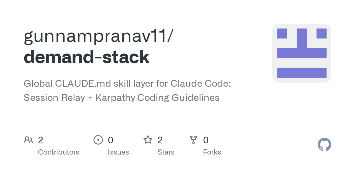 Demand Stack — Development skill for Claude Code