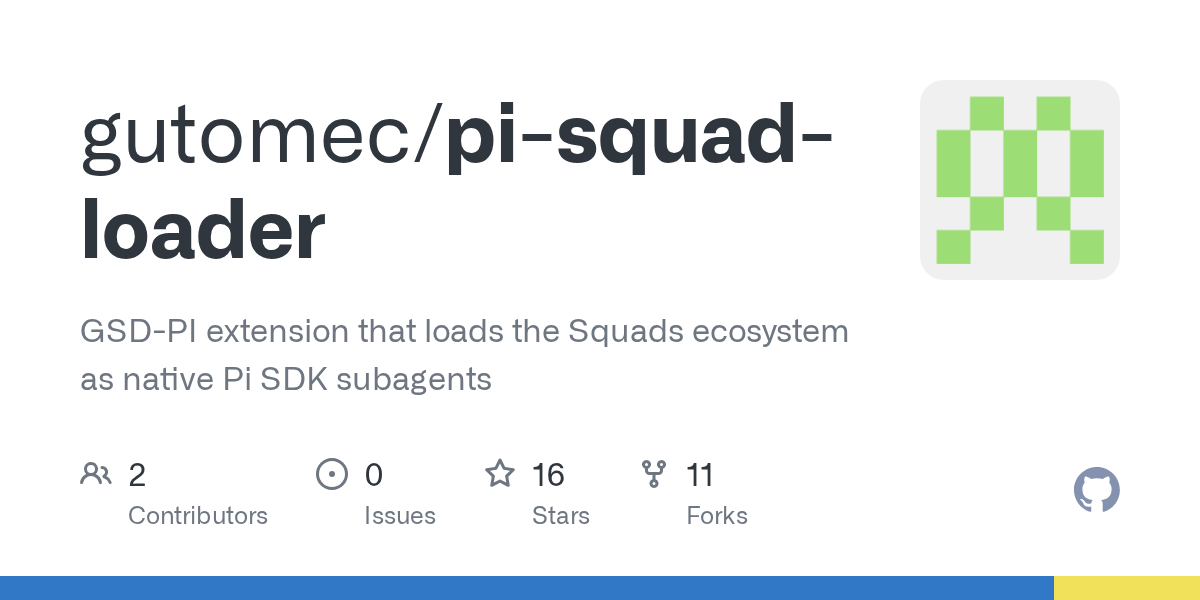 Pi Squad Loader — Development skill for Claude Code