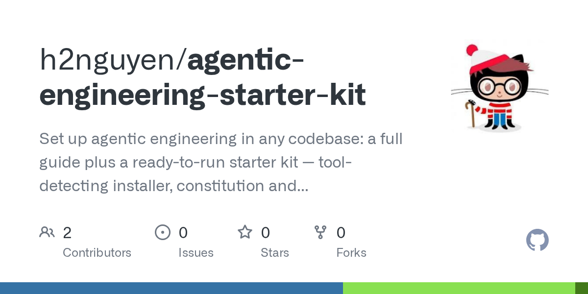 Agentic Engineering Starter Kit — Development skill for Claude Code
