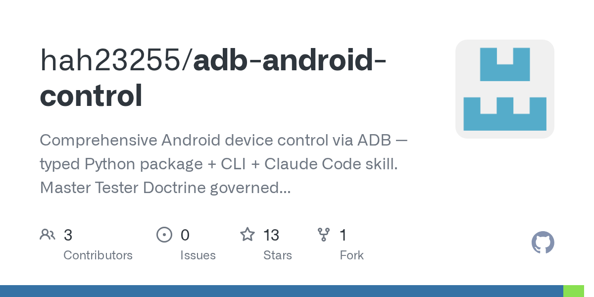 Adb Android Control — Development skill for Claude Code