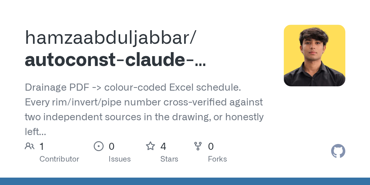 Autoconst Claude Drainage Schedule — Productivity skill for Claude Code