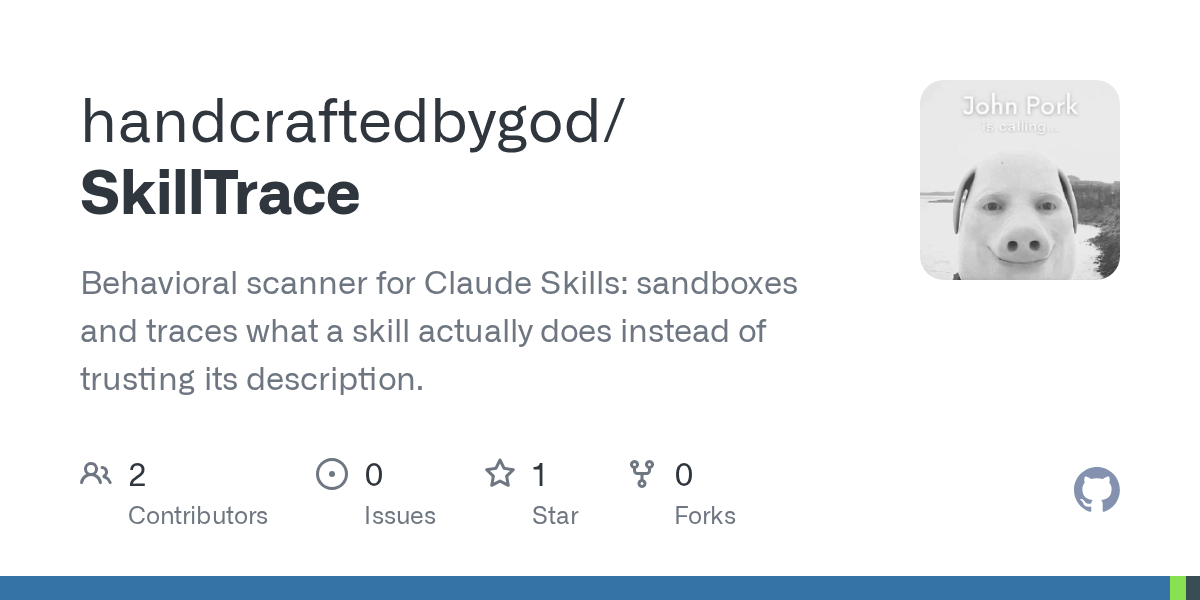 SkillTrace — Development skill for Claude Code