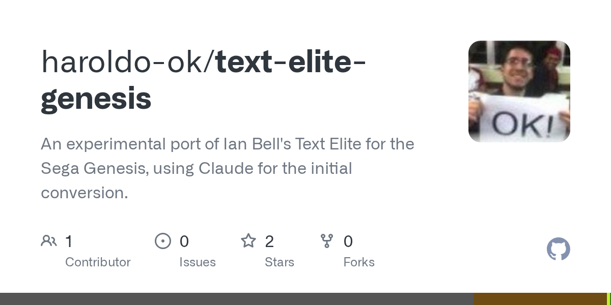Text Elite Genesis — Development skill for Claude Code