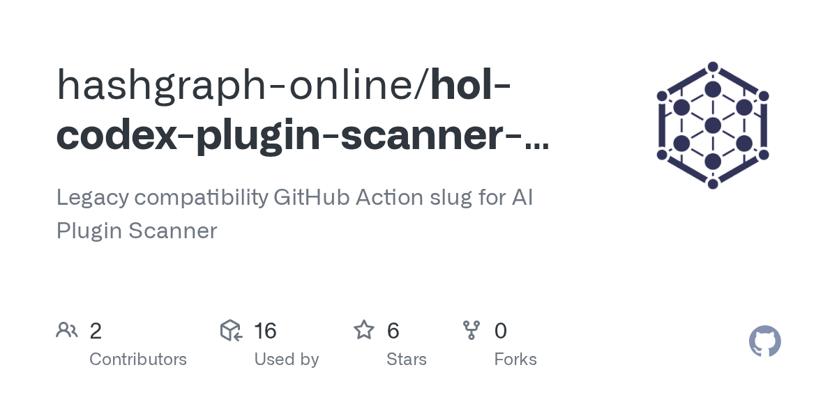 Hol Codex Plugin Scanner Action — AI skill for Claude Code