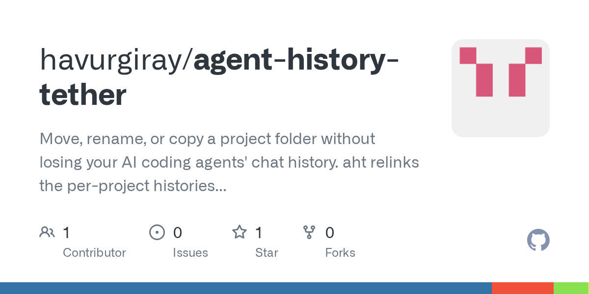 Agent History Tether — AI skill for Claude Code