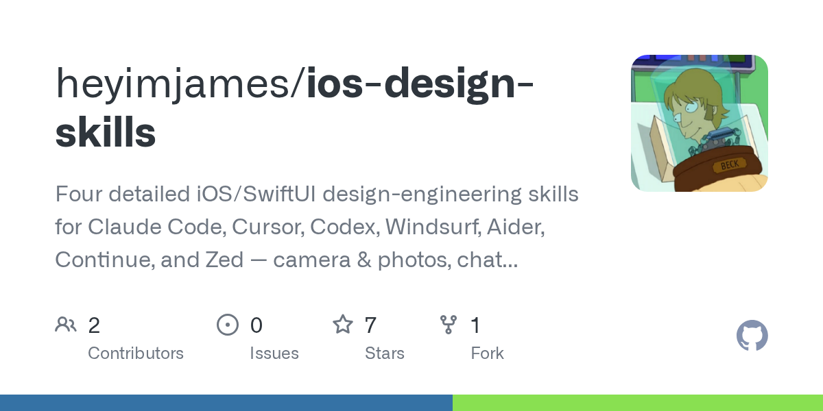 iOS Design Skills — Design skill for Claude Code