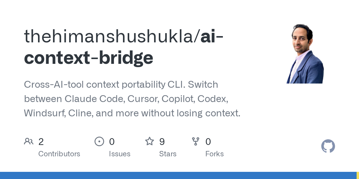 AI Context Bridge — AI skill for Claude Code