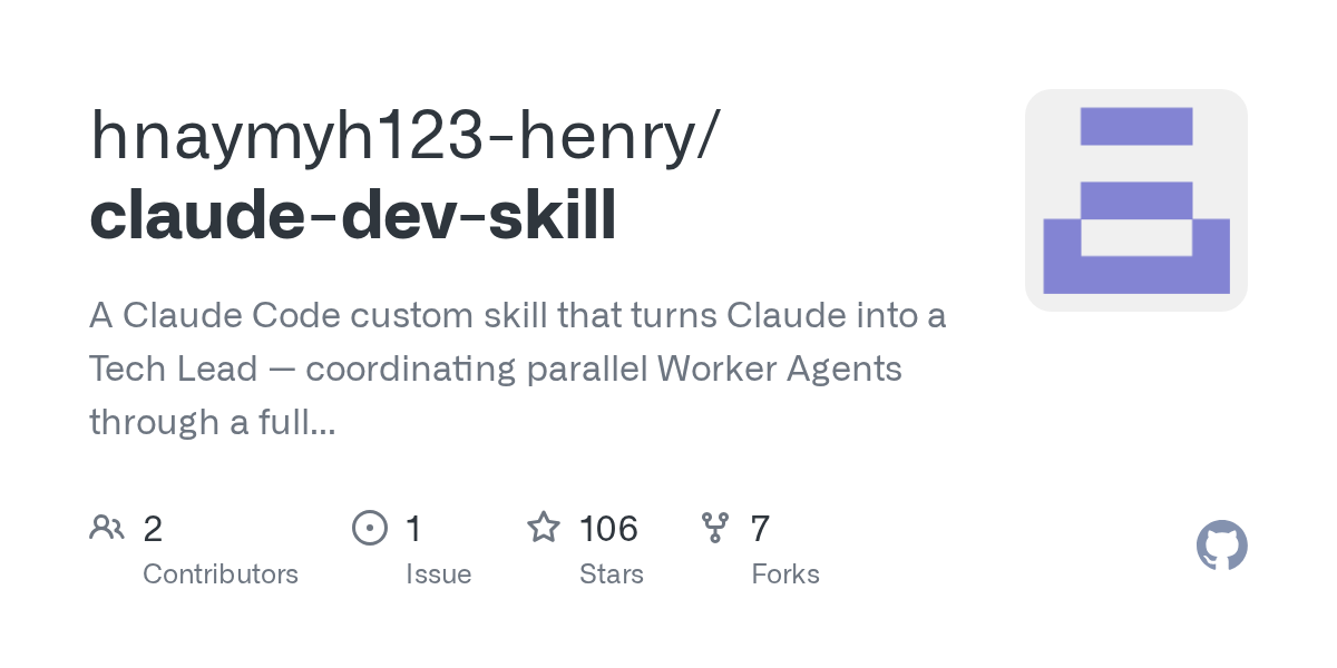 Claude Dev Skill — Testing skill for Claude Code