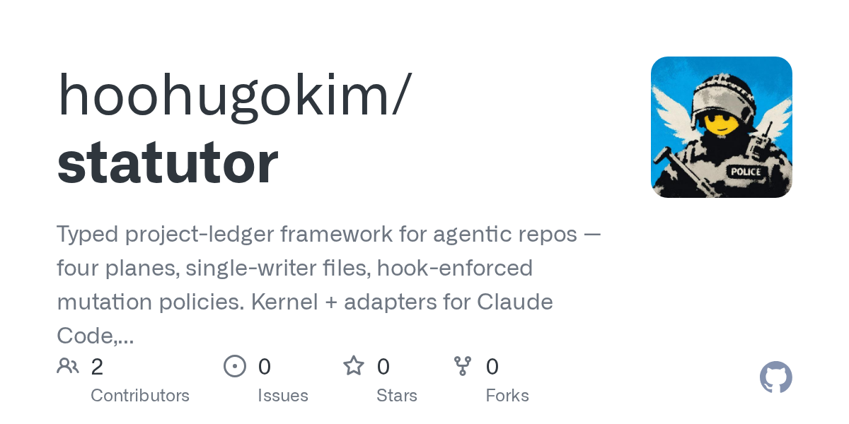 Statutor Init — Development skill for Claude Code
