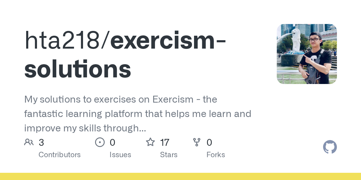 Exercism Solutions — Development skill for Claude Code