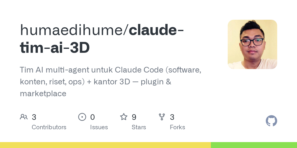 Claude Tim AI 3D — AI skill for Claude Code