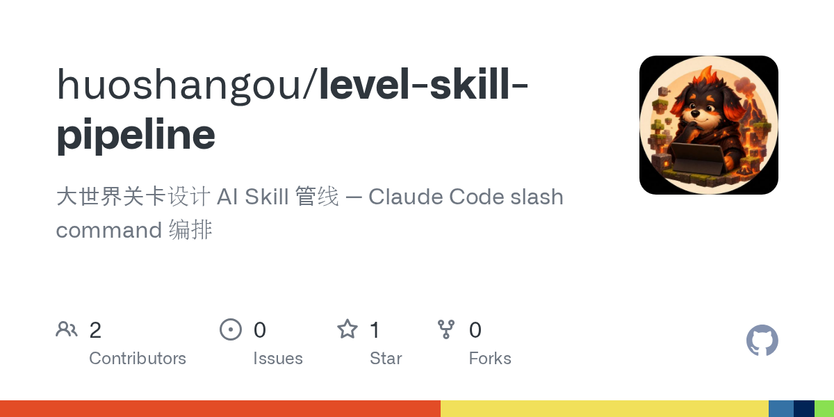 Level Skill Pipeline — Data skill for Claude Code