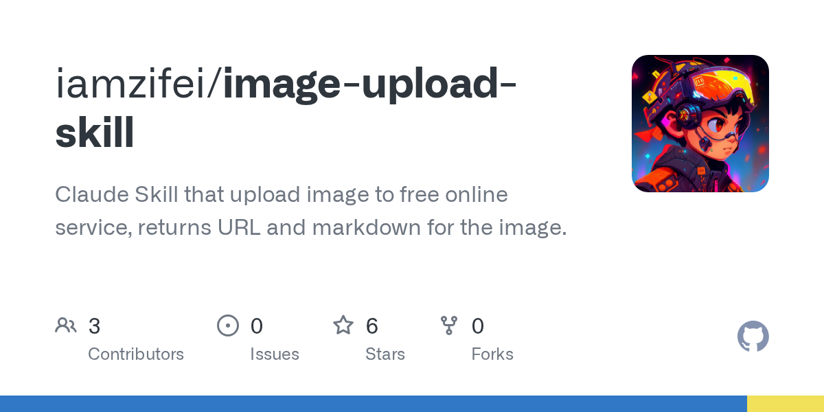 Image Upload Skill — Documentation skill for Claude Code
