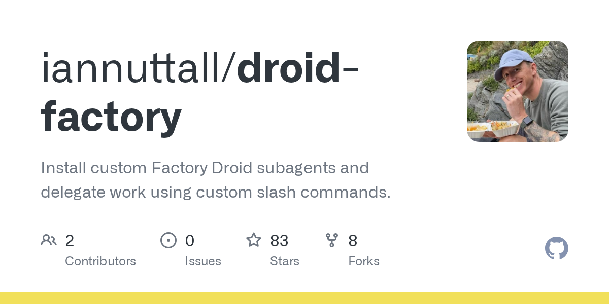 Droid Factory — Development skill for Claude Code