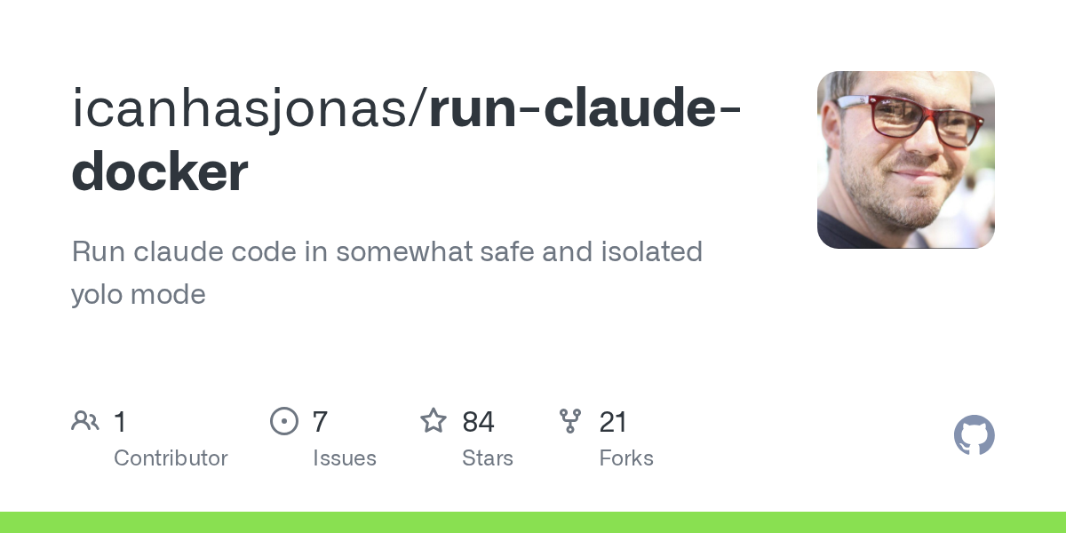 Run Claude Docker — DevOps skill for Claude Code