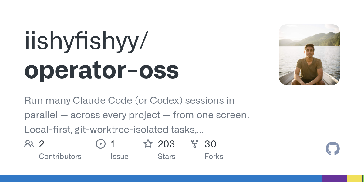 Operator OSS — Git skill for Claude Code