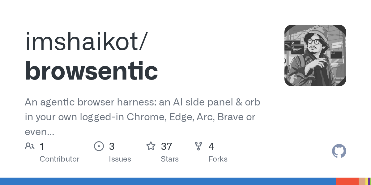 Browsentic — AI skill for Claude Code