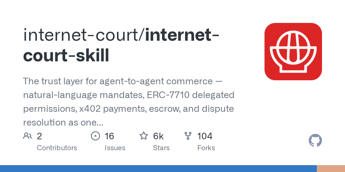 Internet Court Skill — Development skill for Claude Code