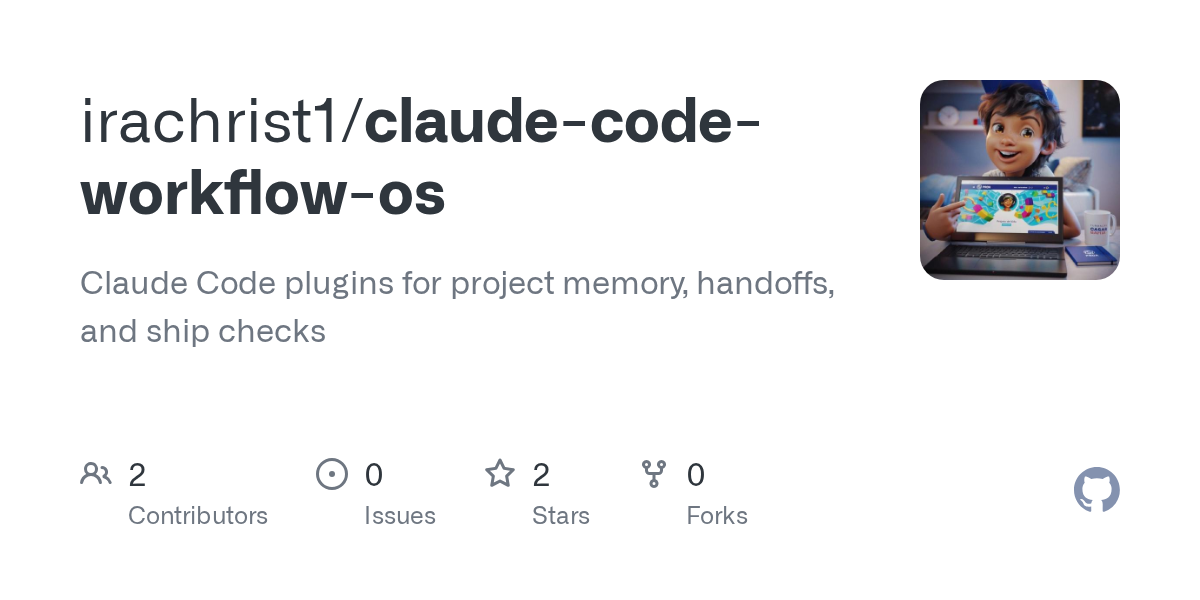 Claude Code Workflow OS — Productivity skill for Claude Code