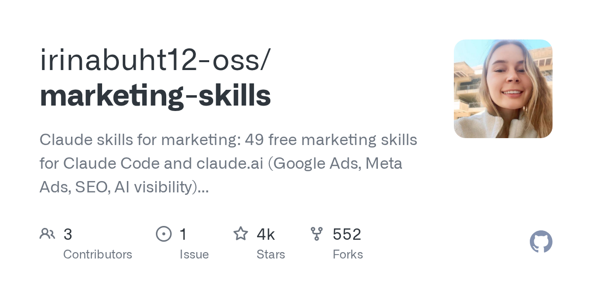 Marketing Skills — AI skill for Claude Code