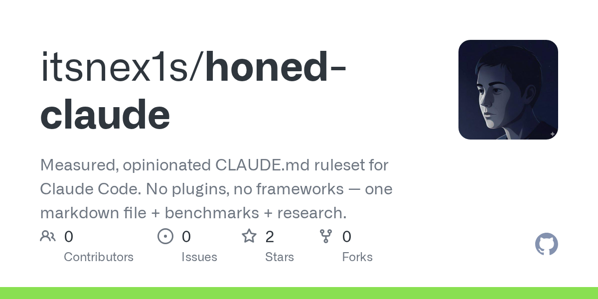 Honed Claude — Documentation skill for Claude Code