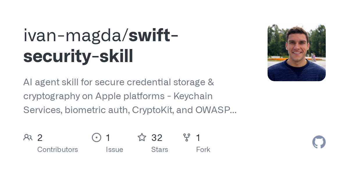 Swift Security Skill — Security skill for Claude Code