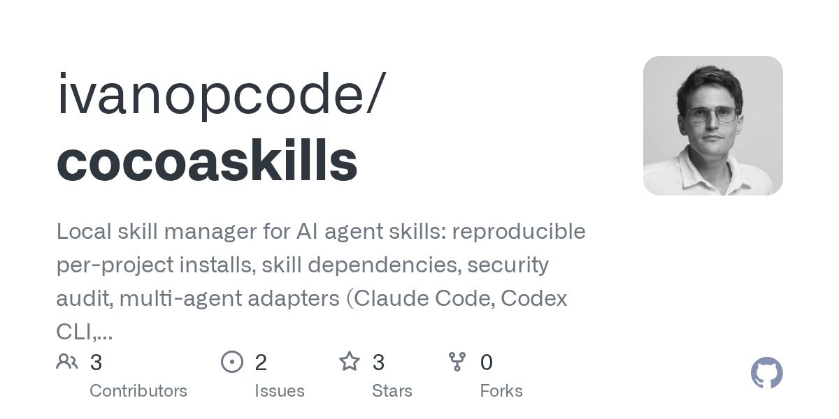 Cocoaskills — Security skill for Claude Code