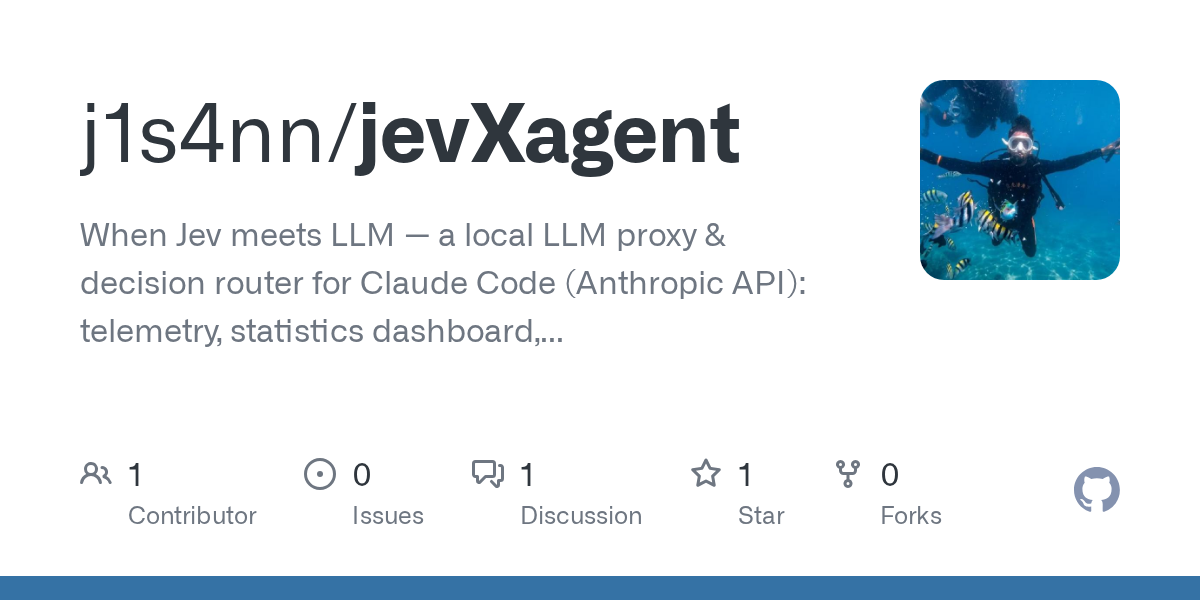 JevXagent — AI skill for Claude Code