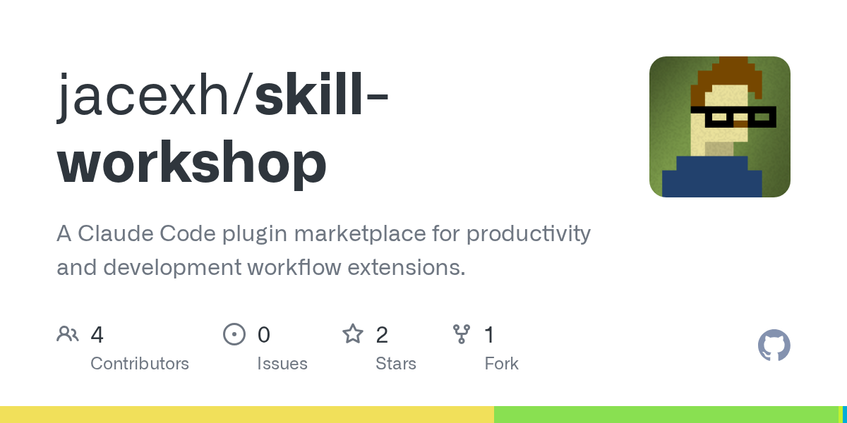 Skill Workshop — Productivity skill for Claude Code