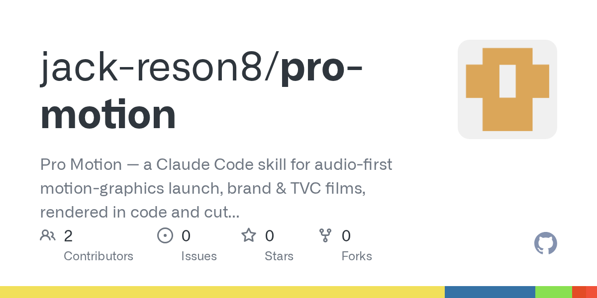Pro Motion — Design skill for Claude Code