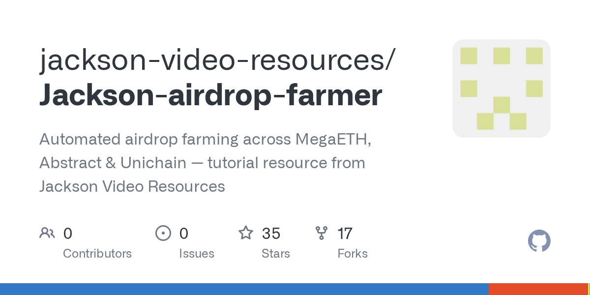 Jackson Airdrop Farmer — Development skill for Claude Code