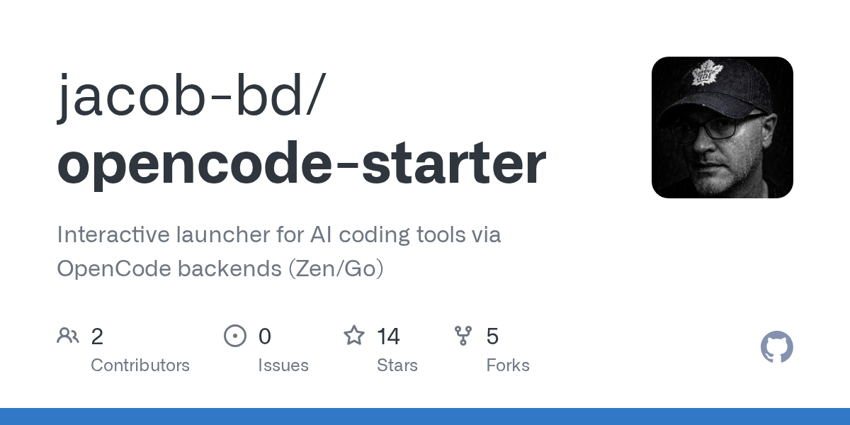 Opencode Starter — AI skill for Claude Code