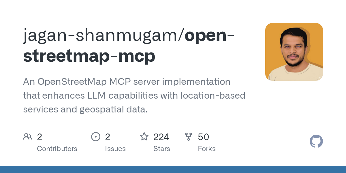 Open Streetmap MCP — Data skill for Claude Code