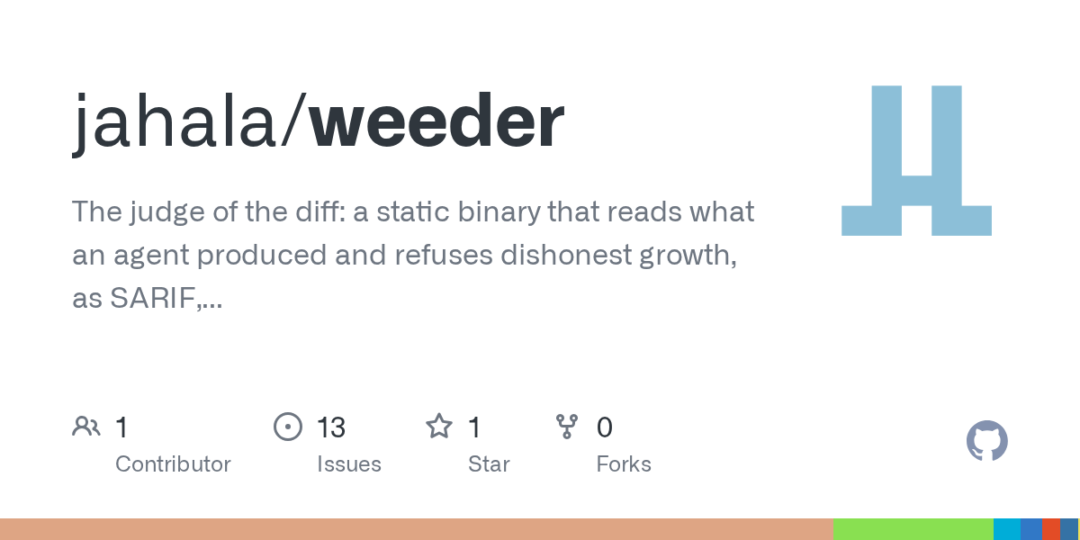 Weeder — Development skill for Claude Code