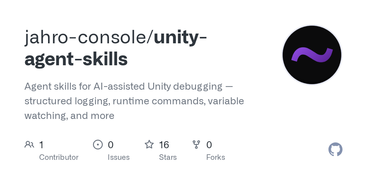Unity Agent Skills — AI skill for Claude Code