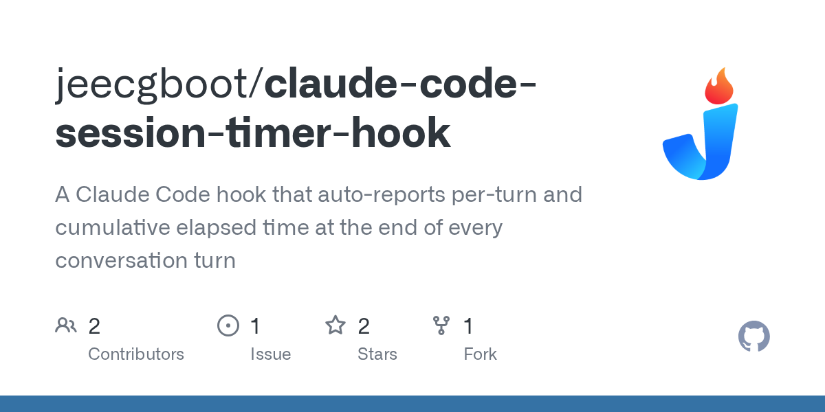 Claude Code Session Timer Hook — Productivity skill for Claude Code