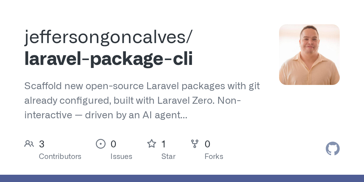 Laravel Package CLI — AI skill for Claude Code