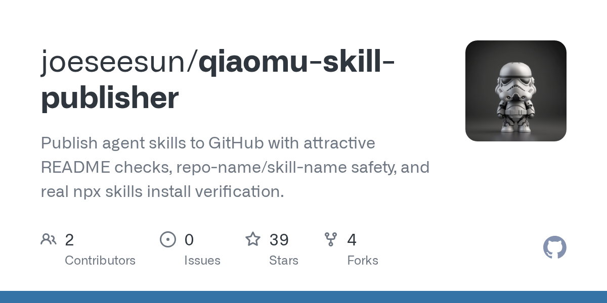 Qiaomu Skill Publisher — Git skill for Claude Code
