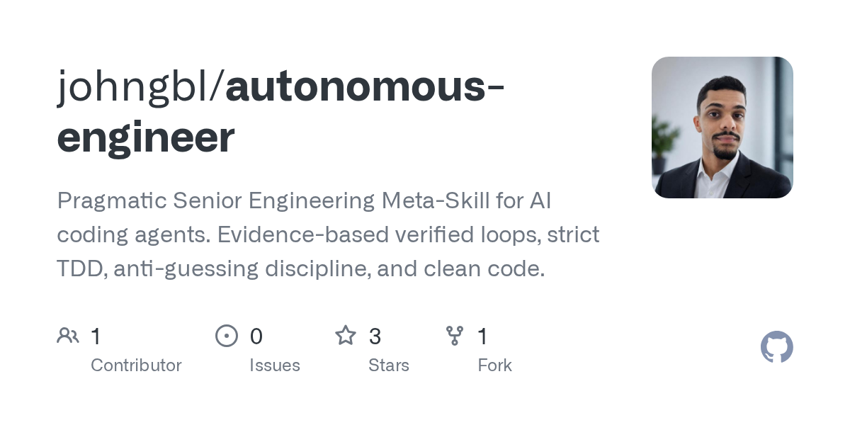 Autonomous Engineer — Development skill for Claude Code