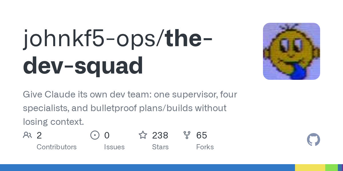 The Dev Squad — Development skill for Claude Code