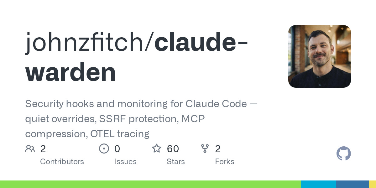 Claude Warden — Security skill for Claude Code